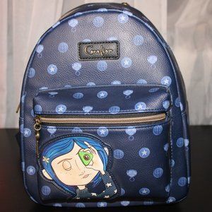 Loungefly Coraline Icons mini backpack (NWOT)